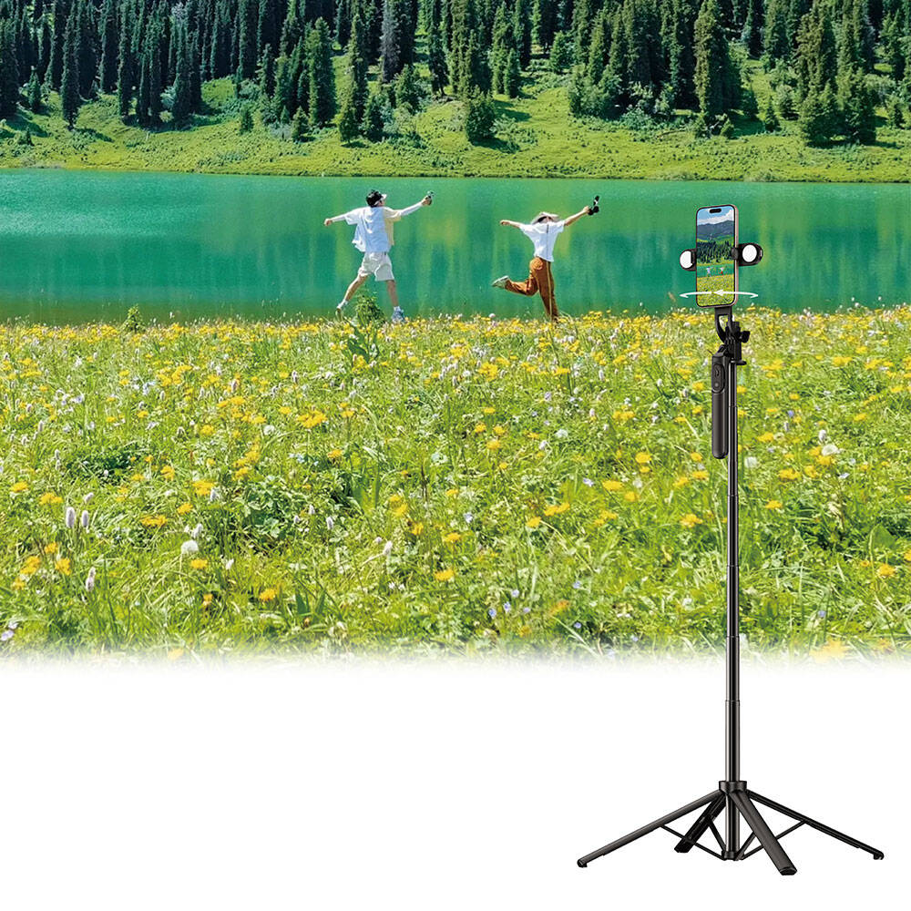 Wiwu Wi-SE012 Canlı Yayın Dolgu Işıklı Teleskopik Tripod ve Selfie Çubuğu Wiwu Wi-SE012 Canlı Yayın Dolgu Işıklı Teleskopik Tripod ve Selfie Çubuğu